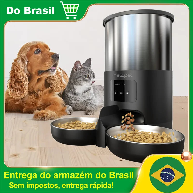 Alimentador Eletrônico de Pets - Praticidade e Conforto para Seu Animal de Estimação

O alimentador eletrônico de pets é a solução ideal para donos que buscam praticidade e eficiência na alimentação de seus animais de estimação. Com tecnologia avançada, este dispositivo garante que seu pet receba a quantidade certa de alimento nos horários programados, mesmo quando você não está em casa.

Características Principais:

Programação Automática: Permite programar até 15 refeições por dia, ajustando a quantidade.