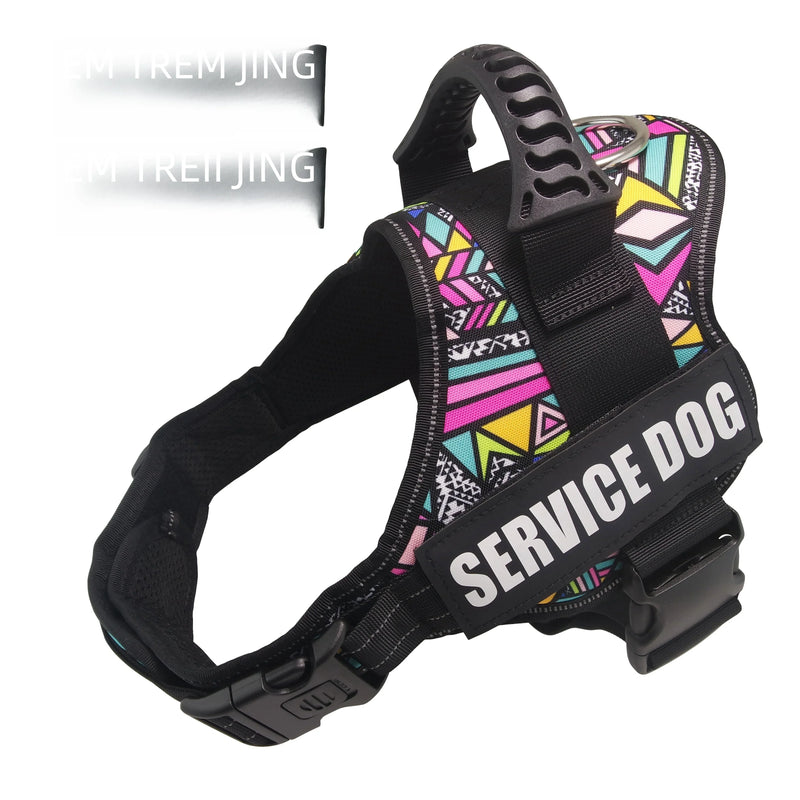 Favorite Pet Dog Harness Service Dog And Emotional Support Harness Vest With Removable Reflective Patches For Large Medium Puppy