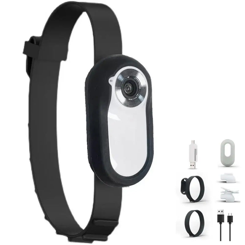 Câmera de Coleira Cat Collar Camera For Pet Cameras & Monitors With 170 Wide Angle Lens Mini Portable Stable Sport Action Body Camera With Video